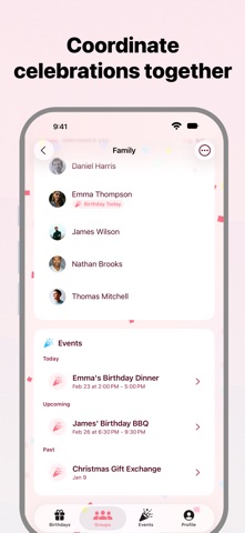 Gather - Birthday Planner Screenshot 5 of 10