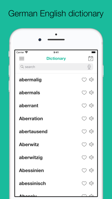 Screenshot #1 pour Dictionary of German language