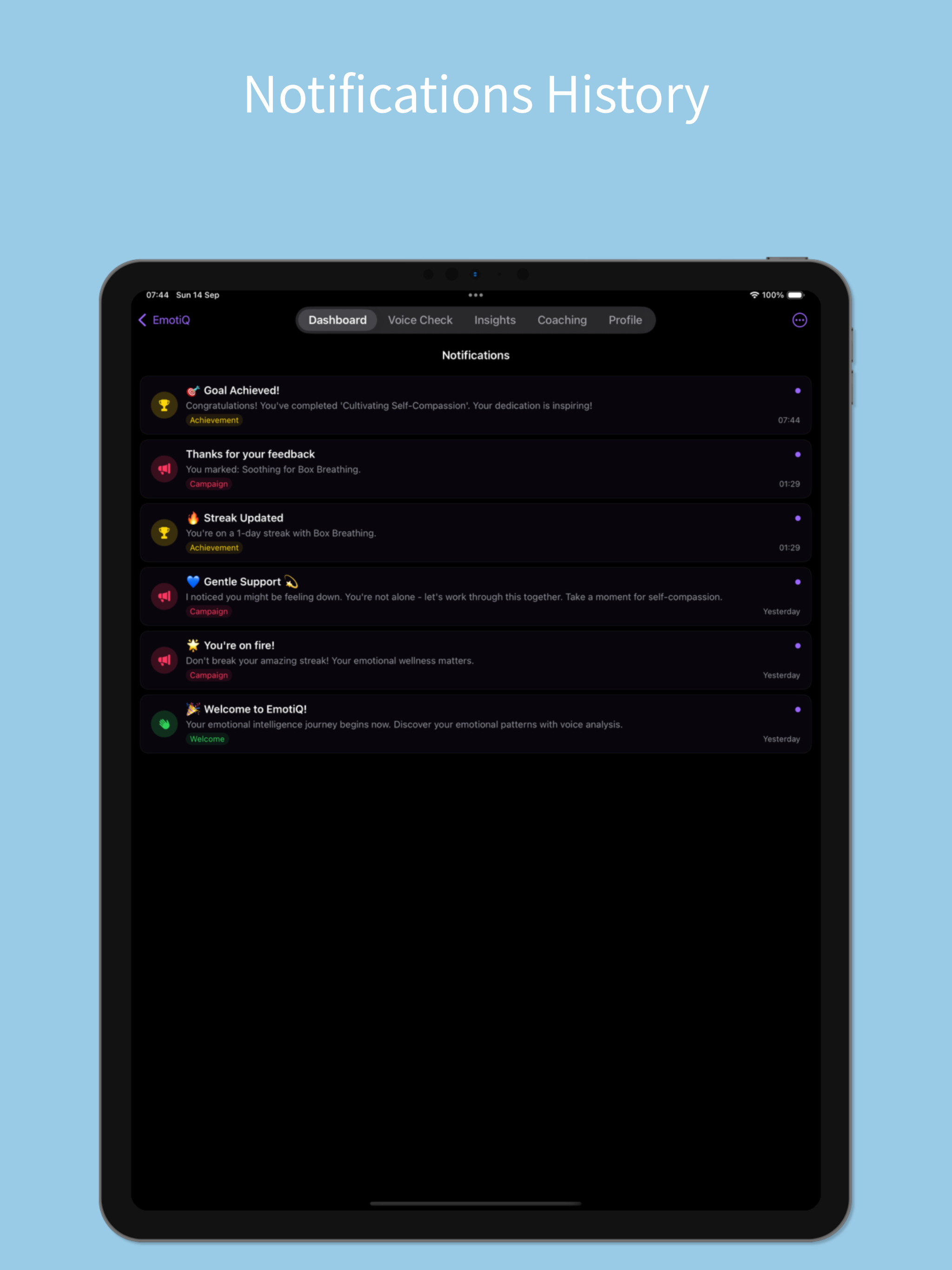 EmotiQ - Emotional Coach