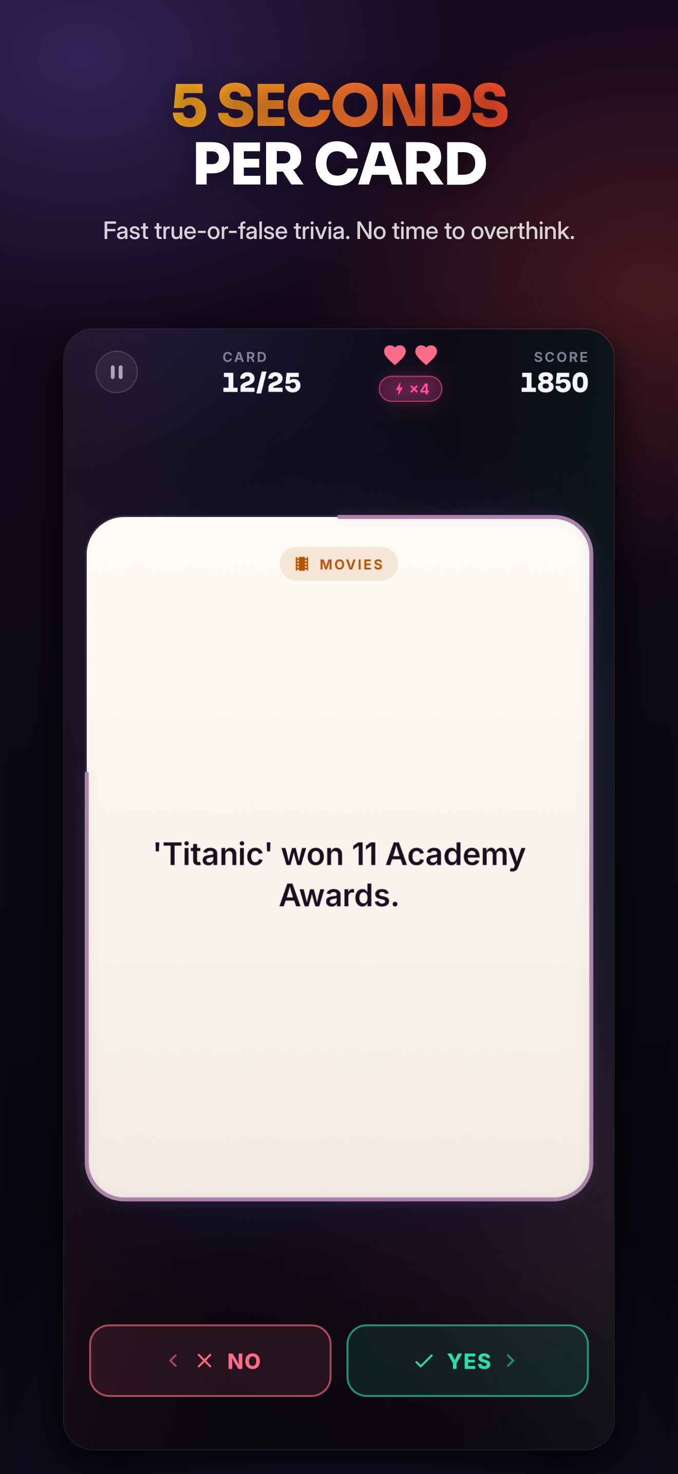 QuizPliz: 5 Second Trivia screenshot 2