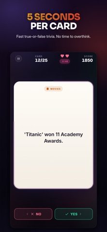 QuizPliz: 5 Second Trivia screenshot
