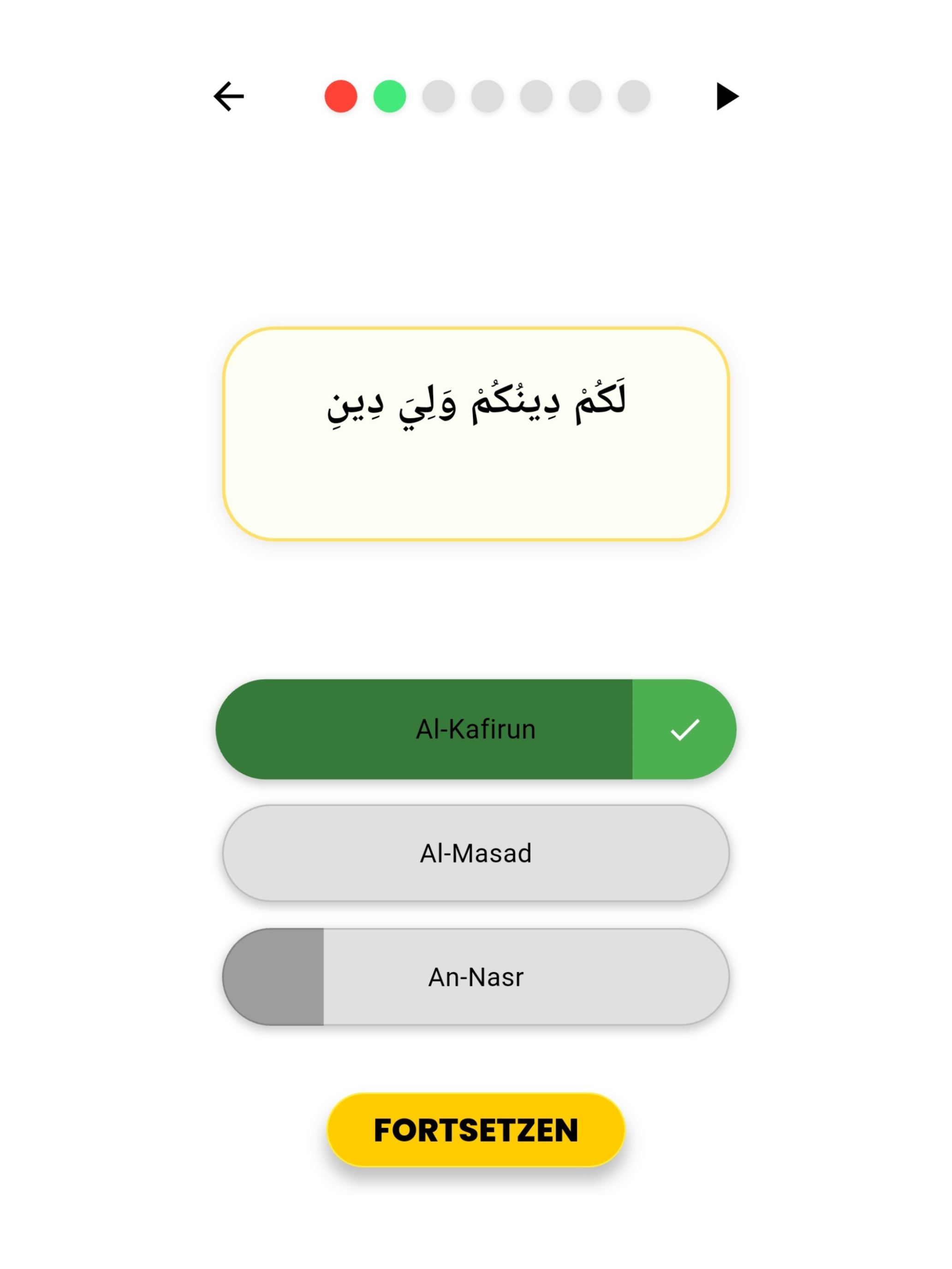 muslimquiz - Islamic Quiz Game screenshot 9
