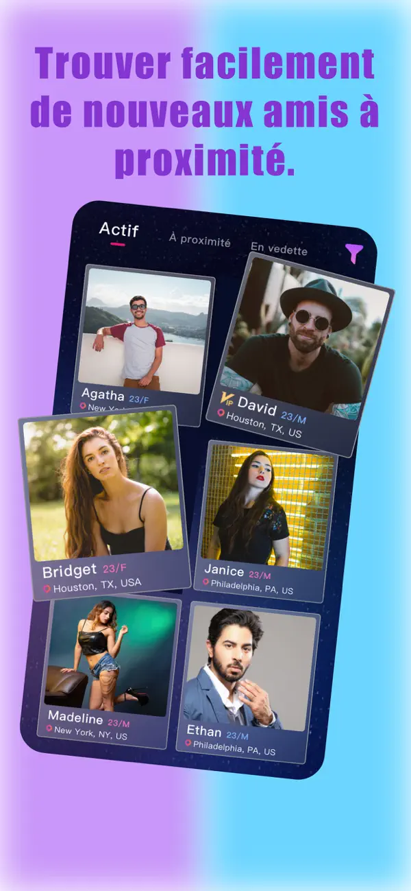 Screenshot #2 pour Feel: App de Rencontre & Meet