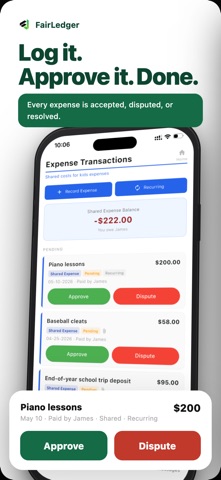 FairLedger: Expenses & Custody Screenshot 2 of 10