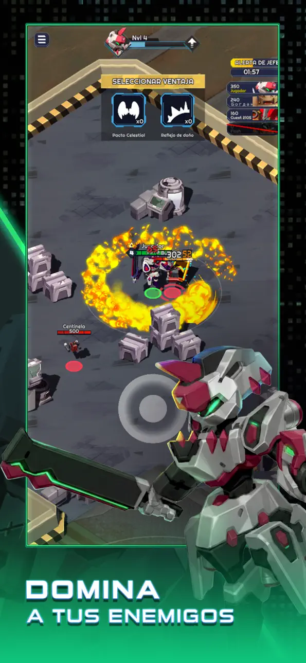 Mybots: Mech Battle Arena iOS Mod IPA screenshot 1 - iOS game interface
