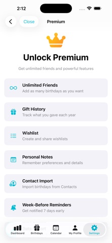 BirthdayBuddy App Screenshot 6 of 6