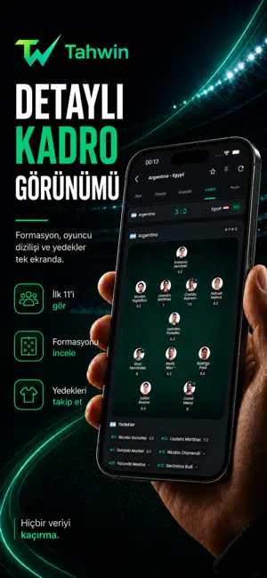 Tahwin: Canlı Maç Takibi screenshot 4