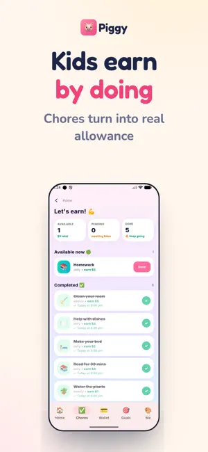 Piggy: money habits for kids screenshot 3