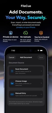 FileCue: Scan. Save. Remind. screenshot