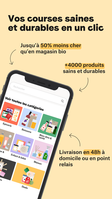 Screenshot #1 pour Kazidomi - Supermarché sain