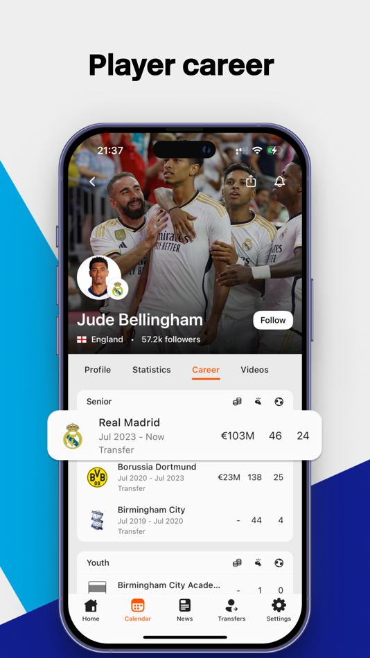 #7. Forza Football - Live Scores (iOS) De: Forza Football AB