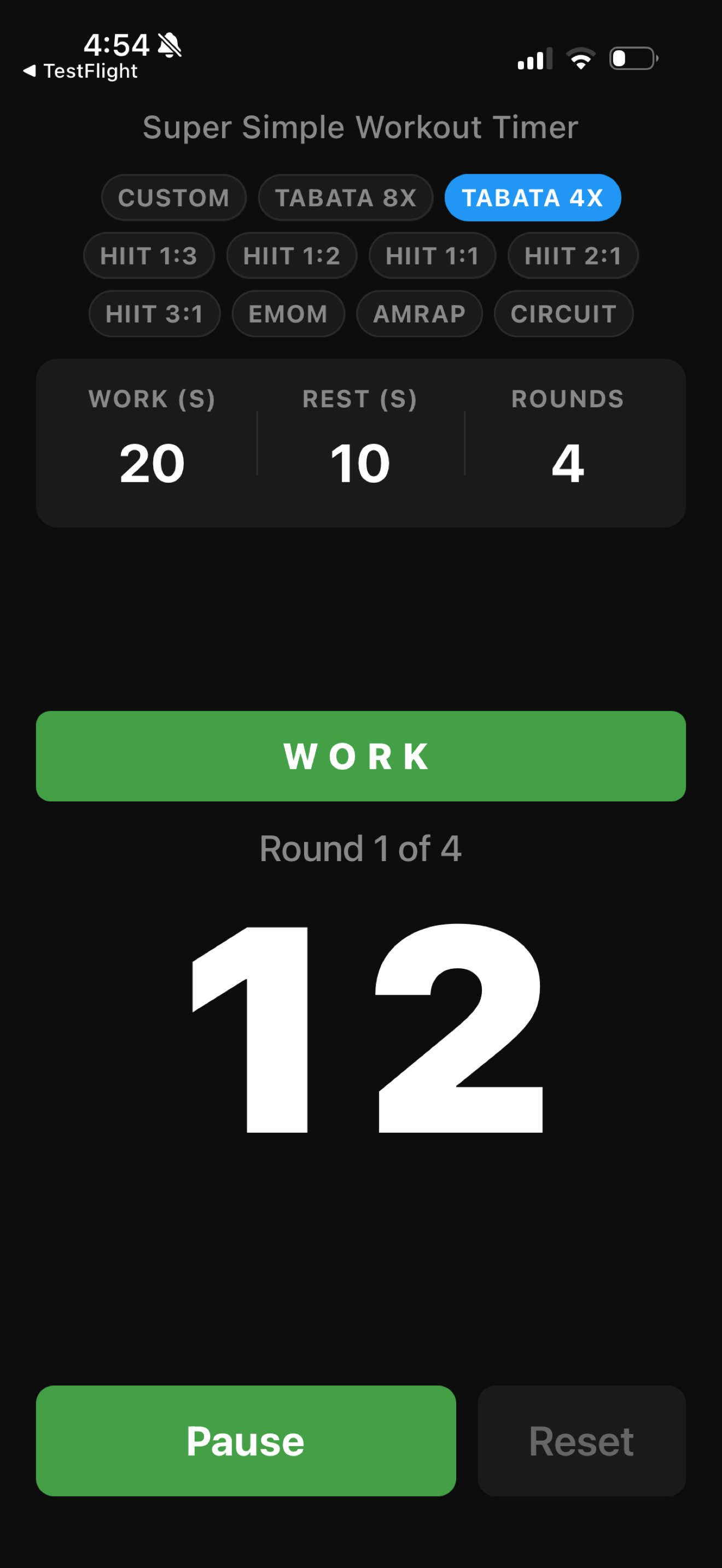 Super Simple Workout Timer screenshot 5