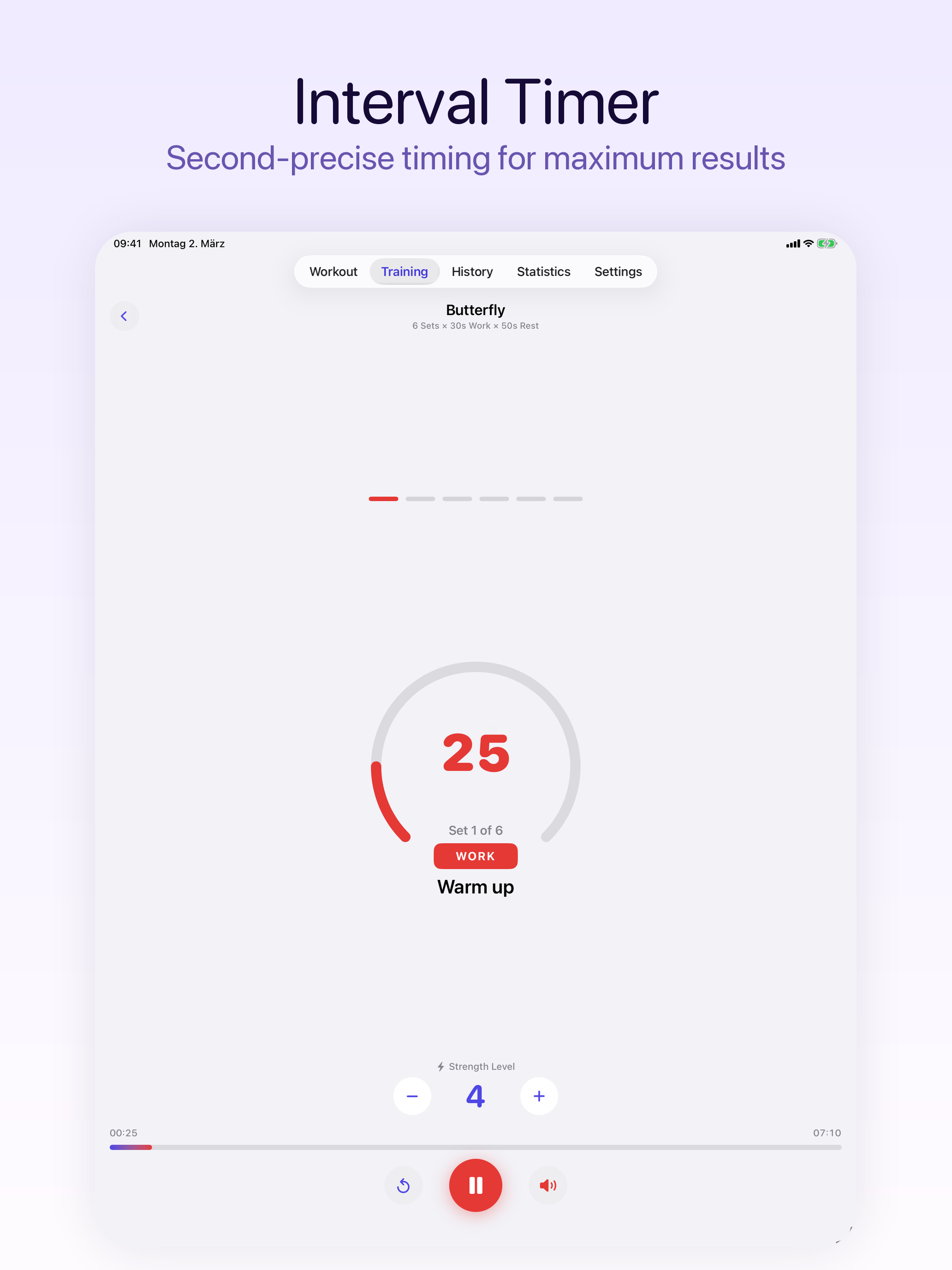 Workout ironTracker