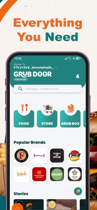 GrubDoor - Food Delivery screenshot 1
