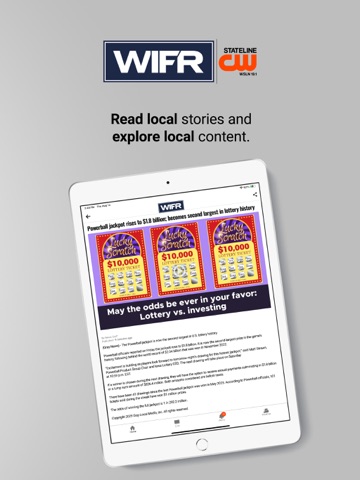Rockford News First iPad screenshot