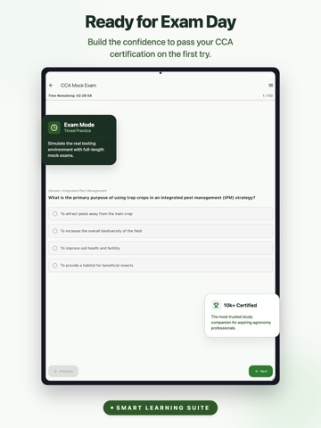 Certified Crop Advisor Exam iPad screenshot