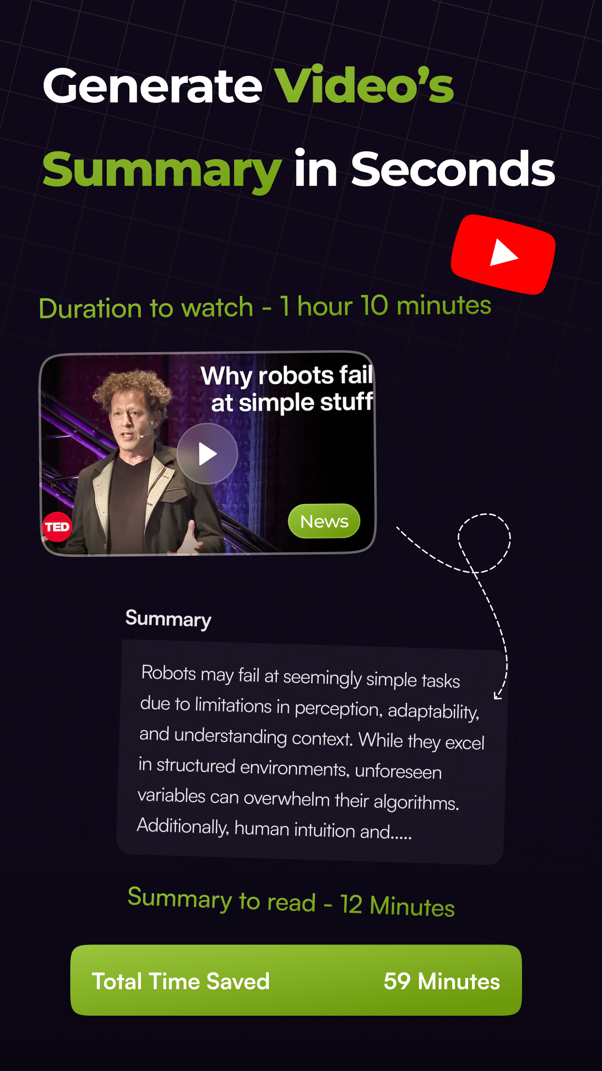 QuickSumUp AI: Summarize Video