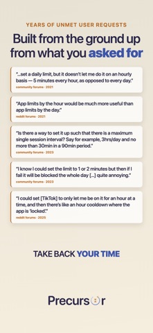 Precursor: Hourly Screen Time Screenshot 6 of 6