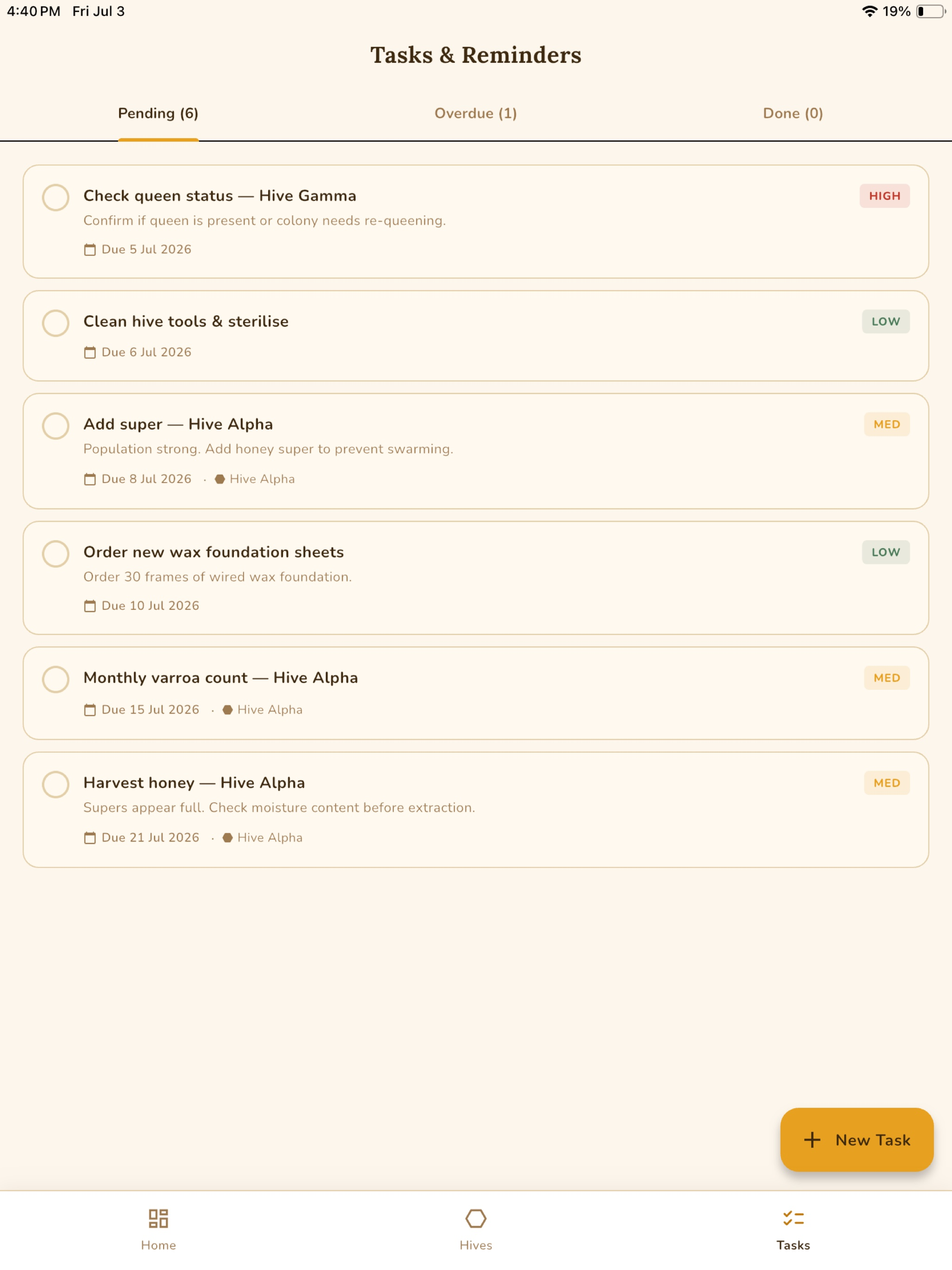 MyBees Hives screenshot 12