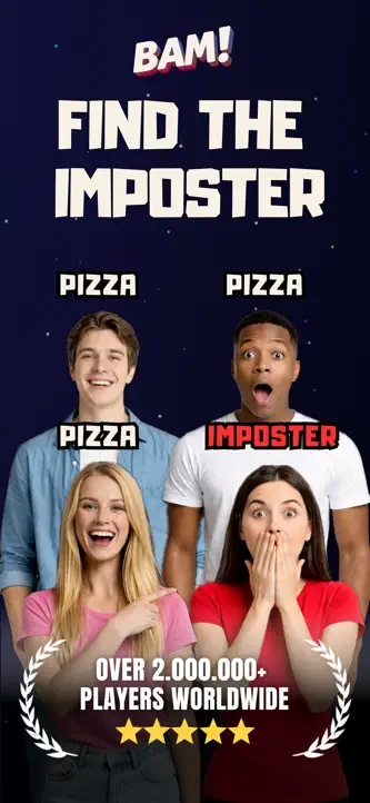 Imposter & Party Games - BAM! screenshot 1