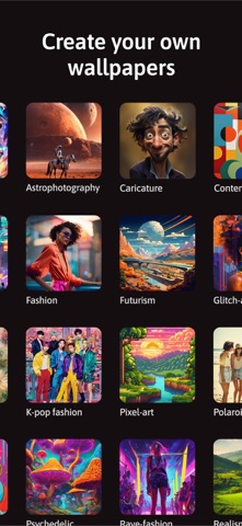 AI Wallpaper Maker: Themes 4K Screenshot 6 of 8