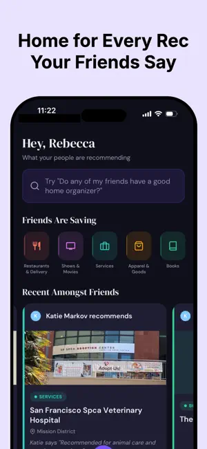Parlor - Recs from Friends screenshot 1