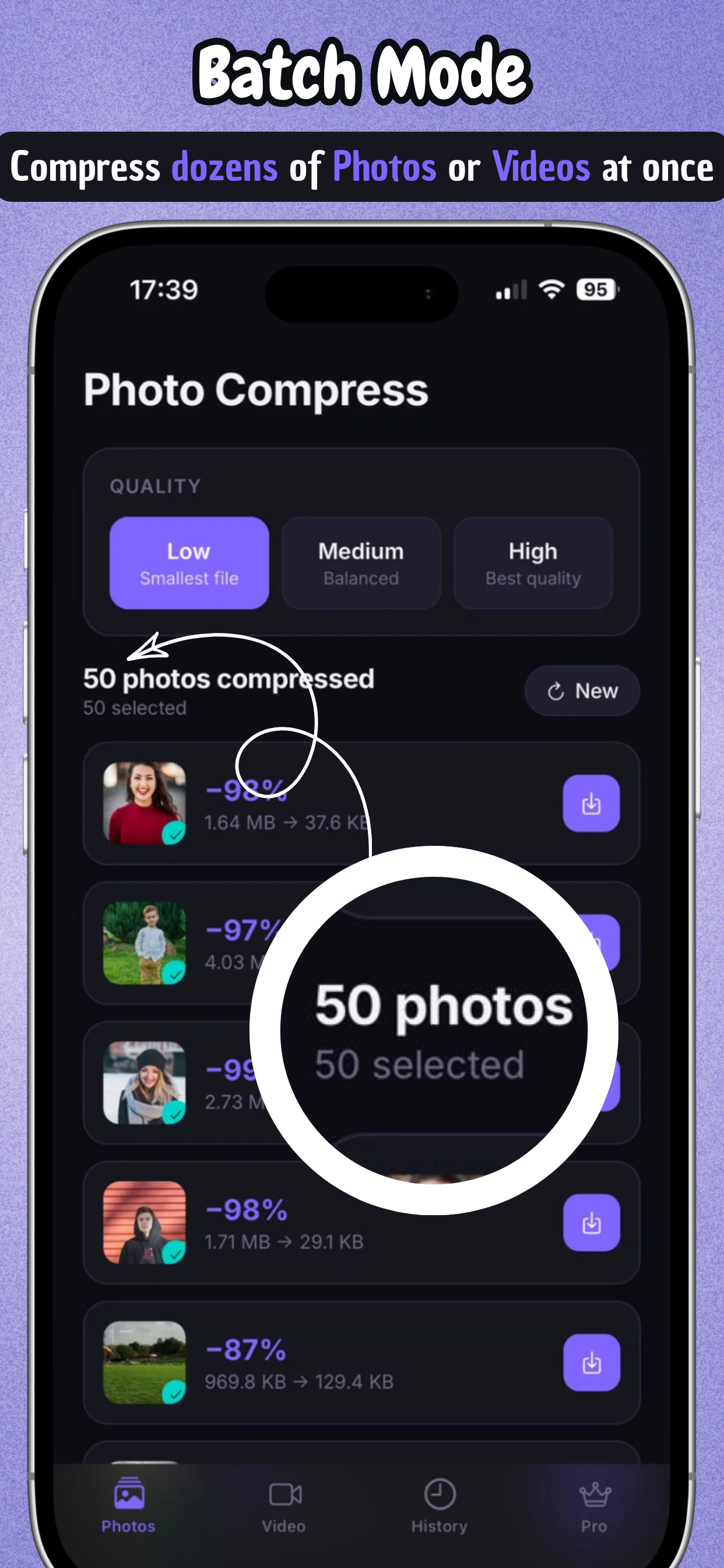 Compress Photos & Video screenshot 2