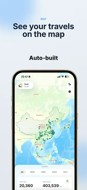 C Journey: Travel Map Tracker screenshot 1