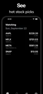 Stock Market App screenshot #3 for iPhone