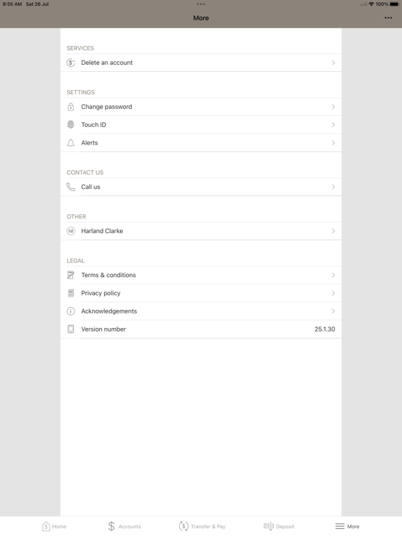 First State Bank Shannon Polo iPad screenshot 4 - Finance app