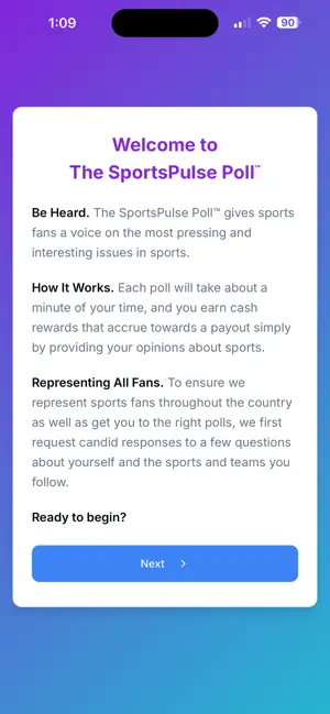 SportsPulse Poll screenshot 1