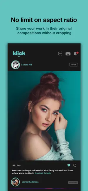 Klick - photo community screenshot 1