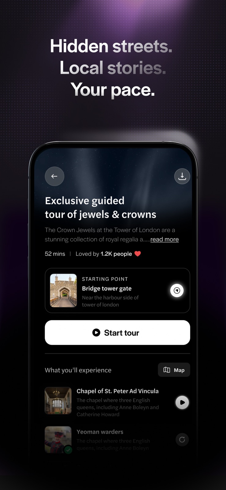 Dex: Audio Tours & City Guides iphone screenshot 4