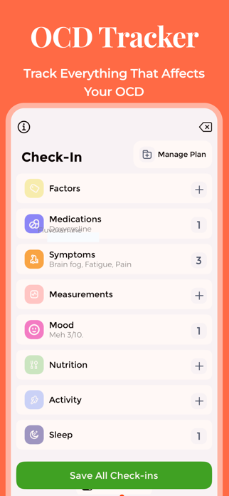 OCD Tracker Journal Screenshot 1 of 10