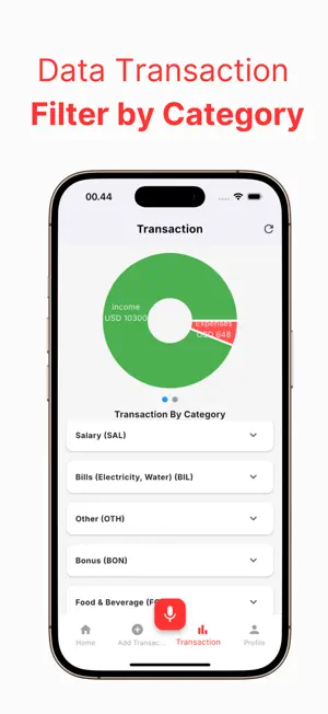 Voicash Simpler Budget Tracker screenshot 4