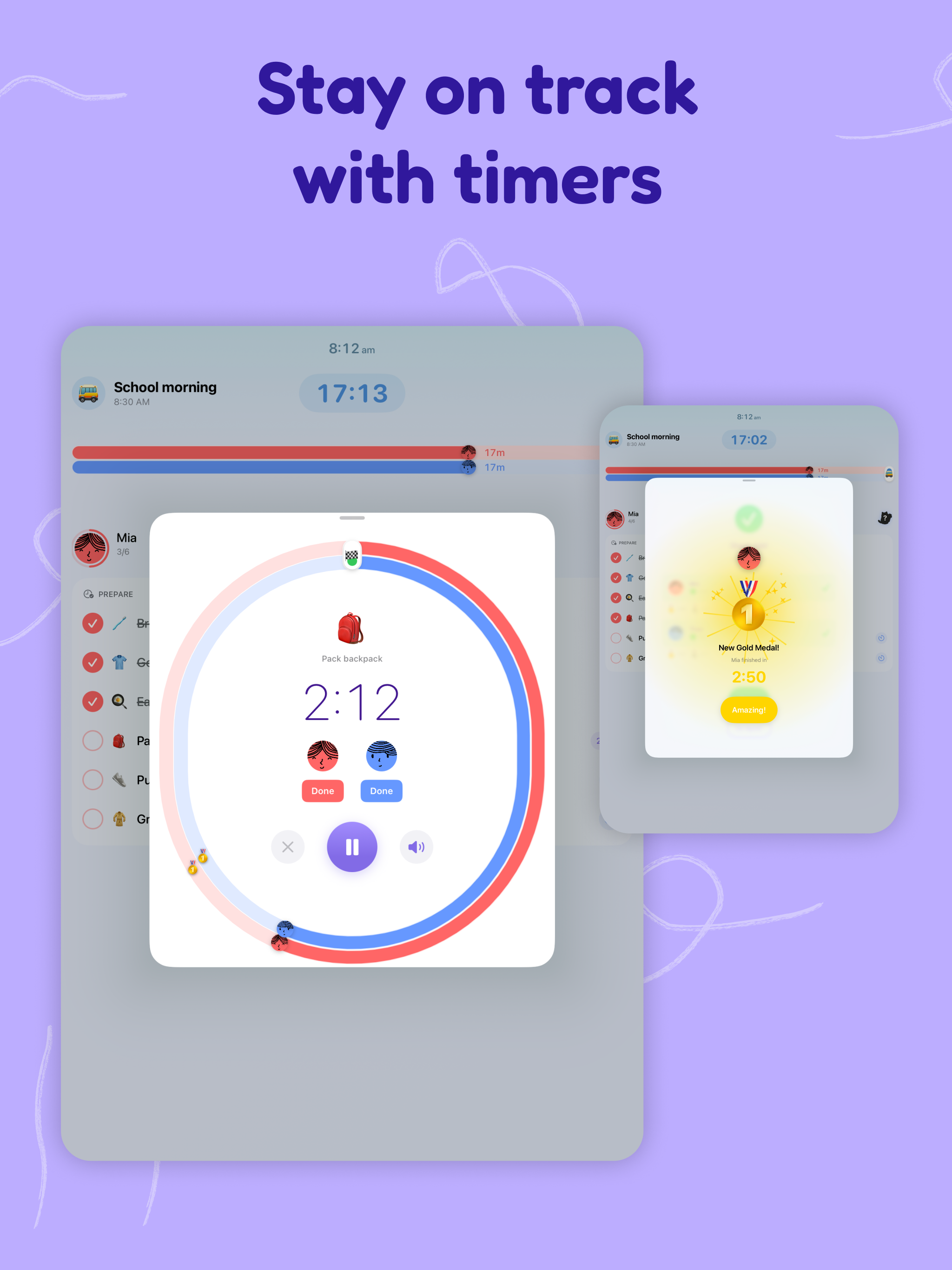 ReadySet: Visual Routine Timer
