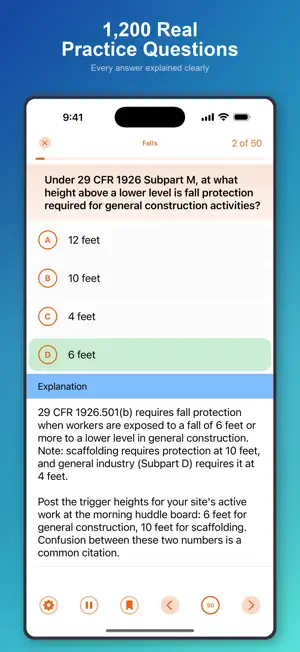 SafePath OSHA 30 Exam Prep screenshot 2