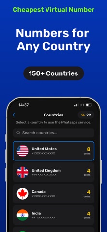 SMS io: Second Phone Number screenshot