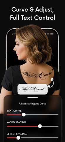 InkUp - AI Lettering tattoo screenshot