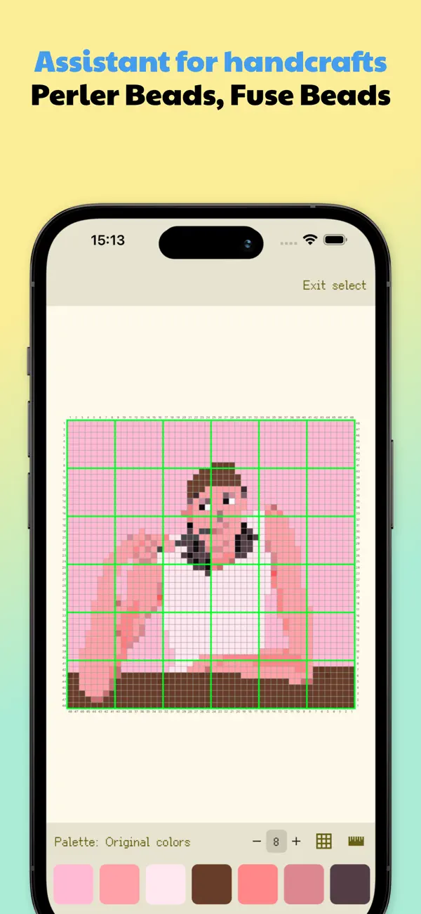 #1. Dot Lab - Perler beads pattern (iOS) di: 桂华 冉