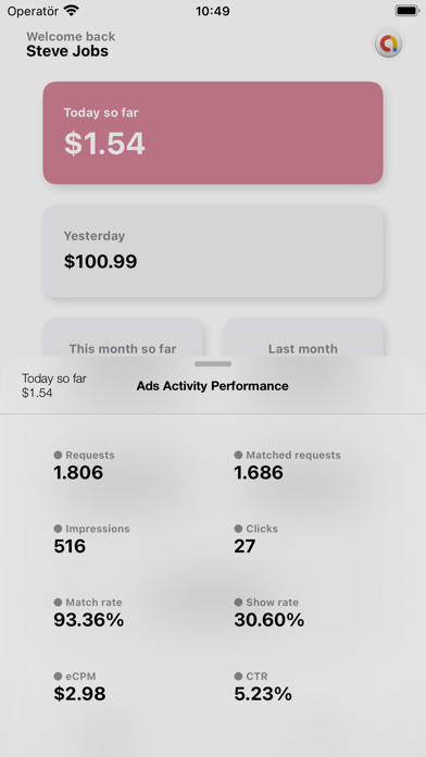 Screenshot #3 pour AdMoney: Ad Earnings Tracker