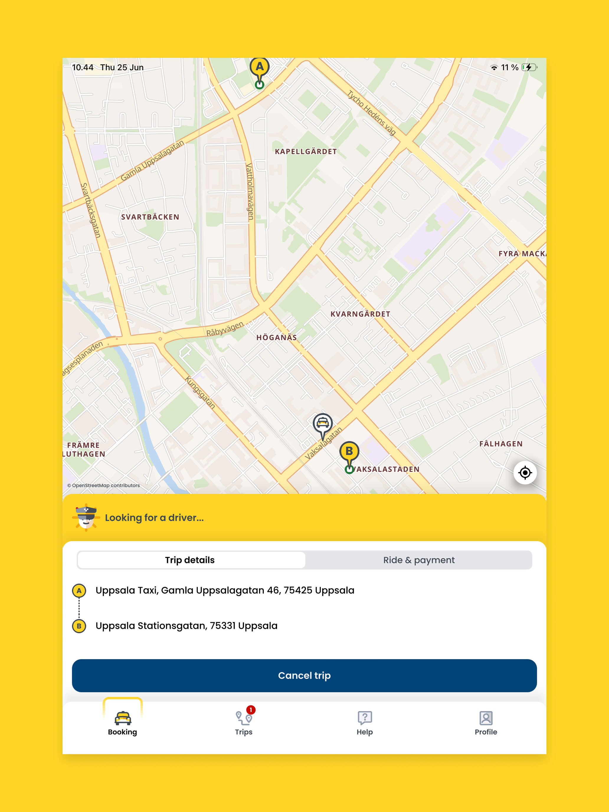 Uppsala Taxi 100 000