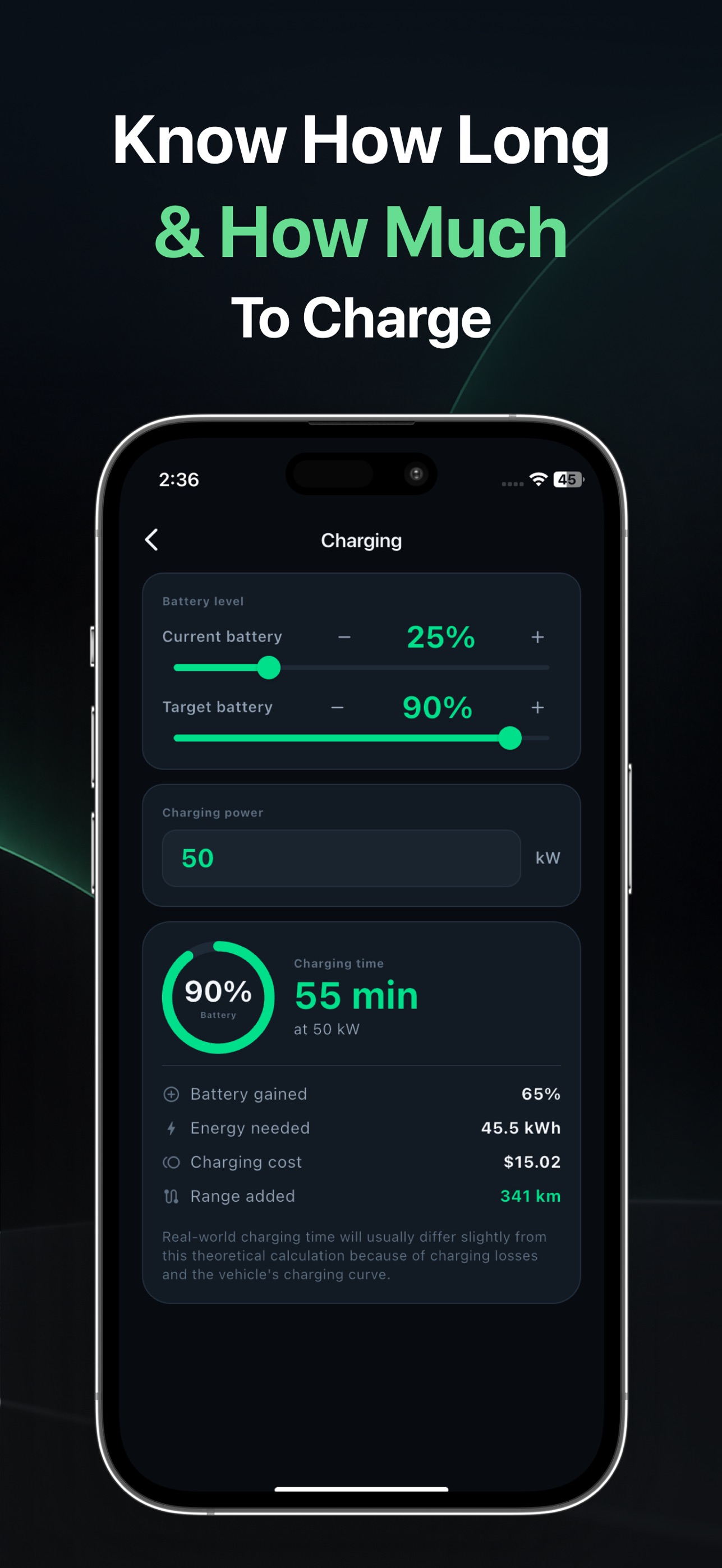 Screenshot 6 of EV Calculator: Charging Points