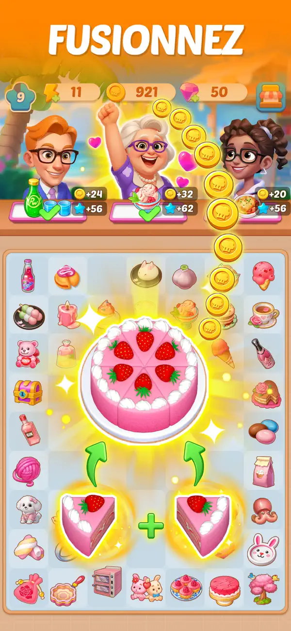 Merge Cooking® Hack screenshot 1 - iOS game interface
