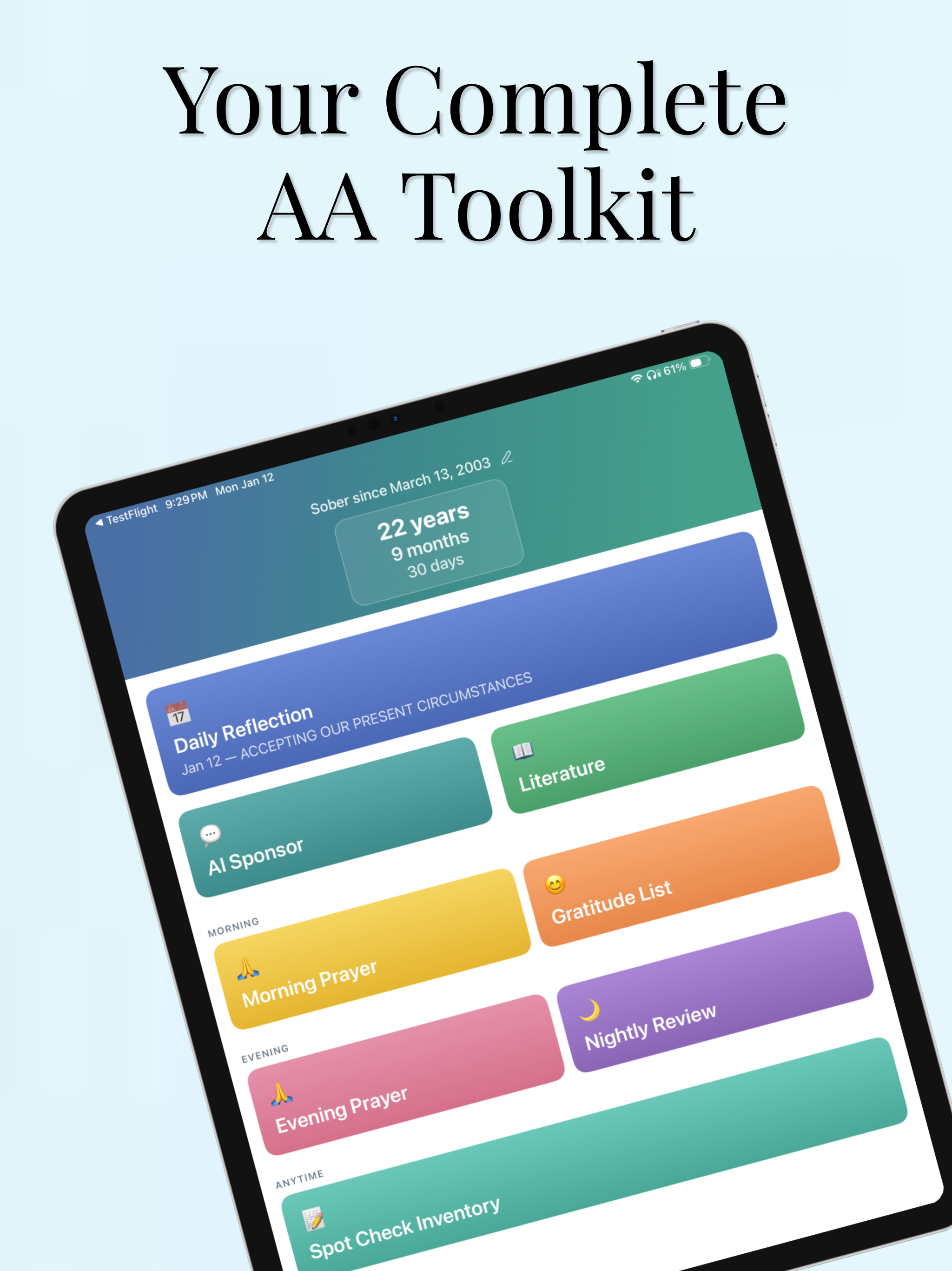 Sober Dailies - AA Toolkit screenshot 10