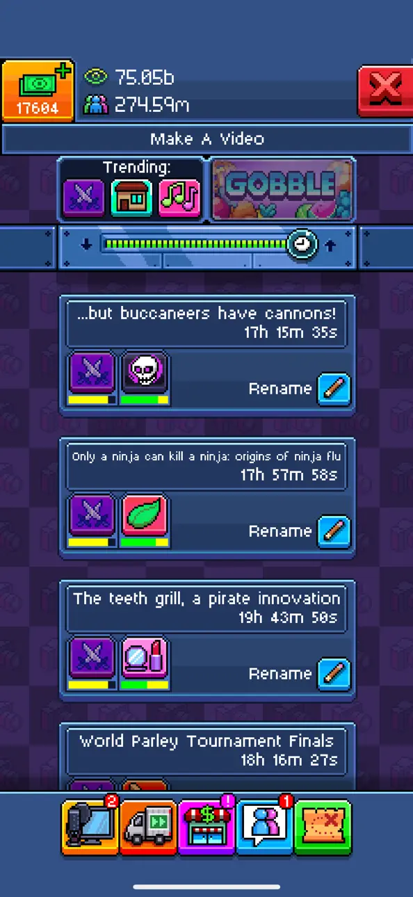 PewDiePie's Tuber Simulator iOS Mod IPA screenshot 4 - iOS game interface