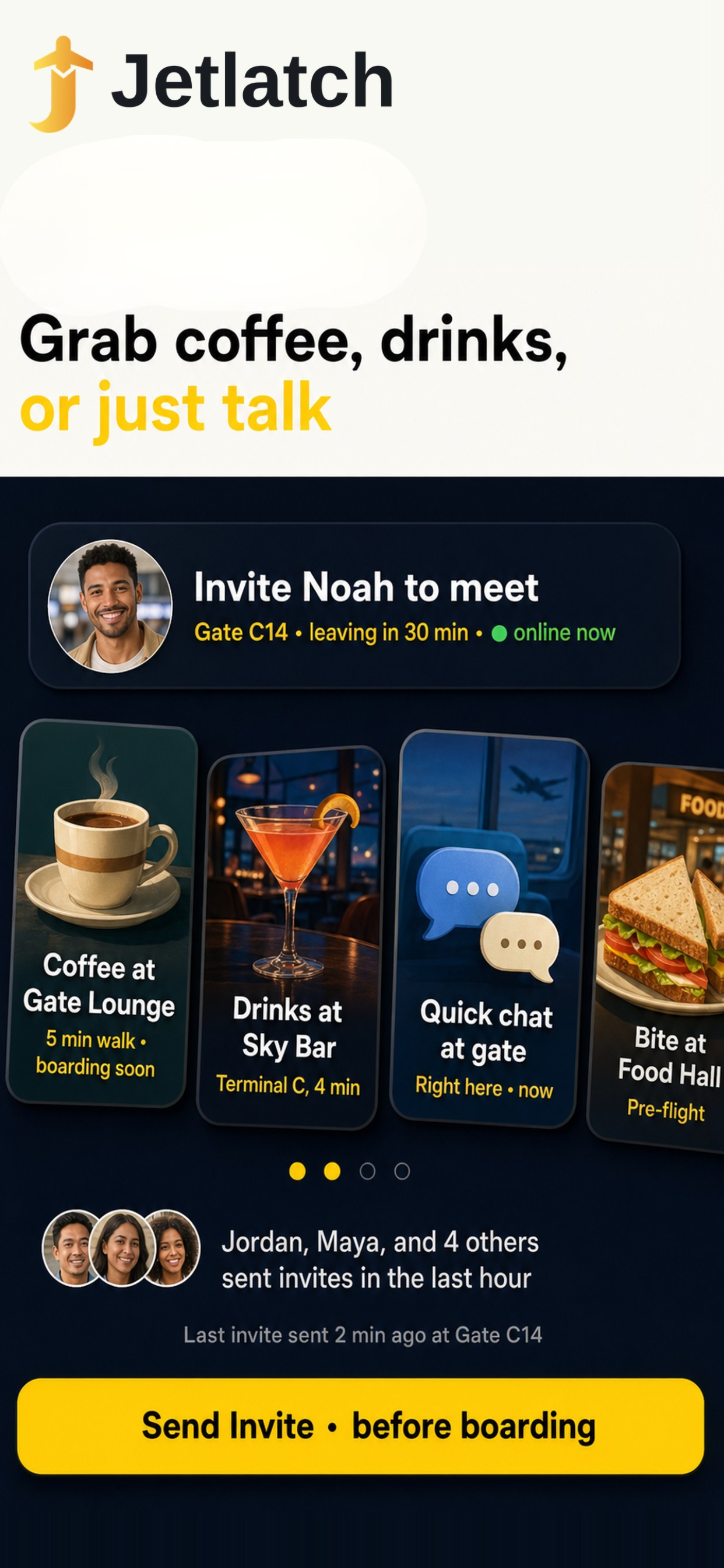 JetLatch: Airport Meetups screenshot 6