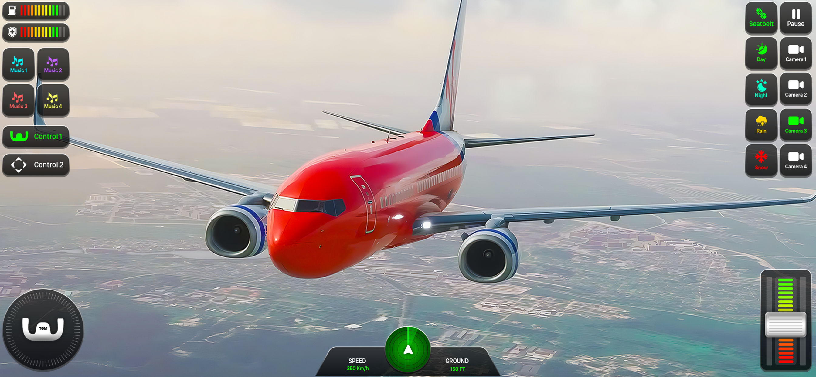 Airplane Fly Simulator Game 3D