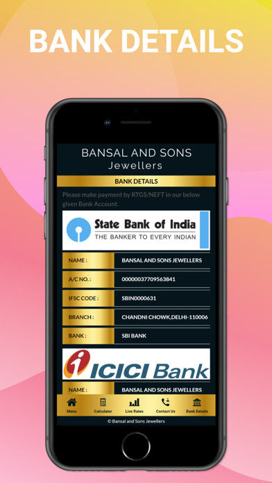Bansal And Sons Jewellers Screenshot