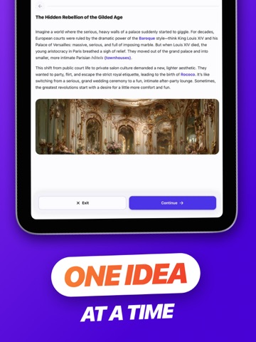 Knowlet: Daily Learning & Quiz iPad screenshot